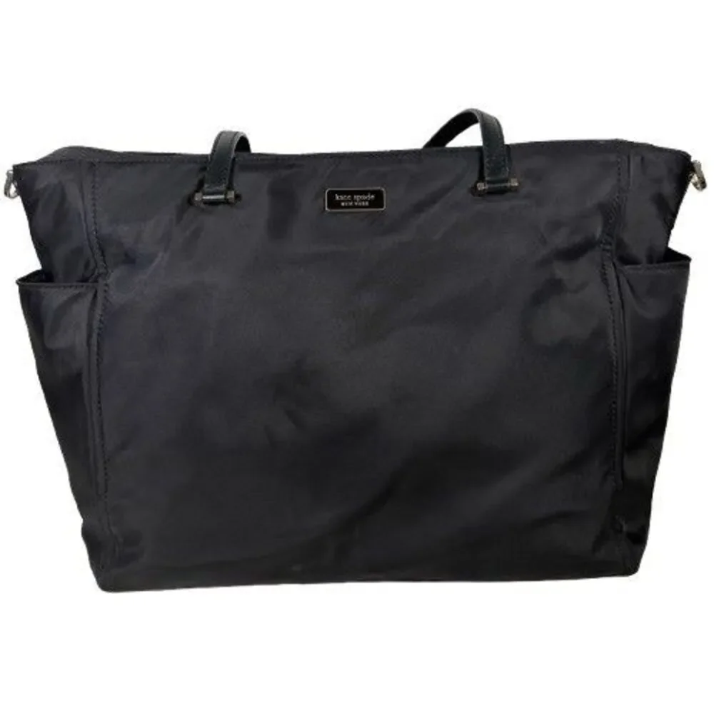 Large Kate Spade Blake Avenue Kaylie Baby Diaper Travel Bag Black #WKRU4309 EUC